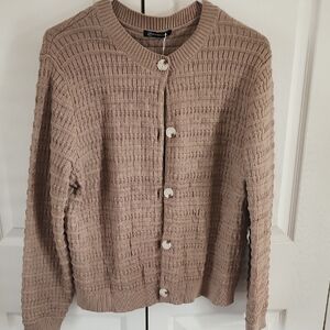 Women's Tan Sweater